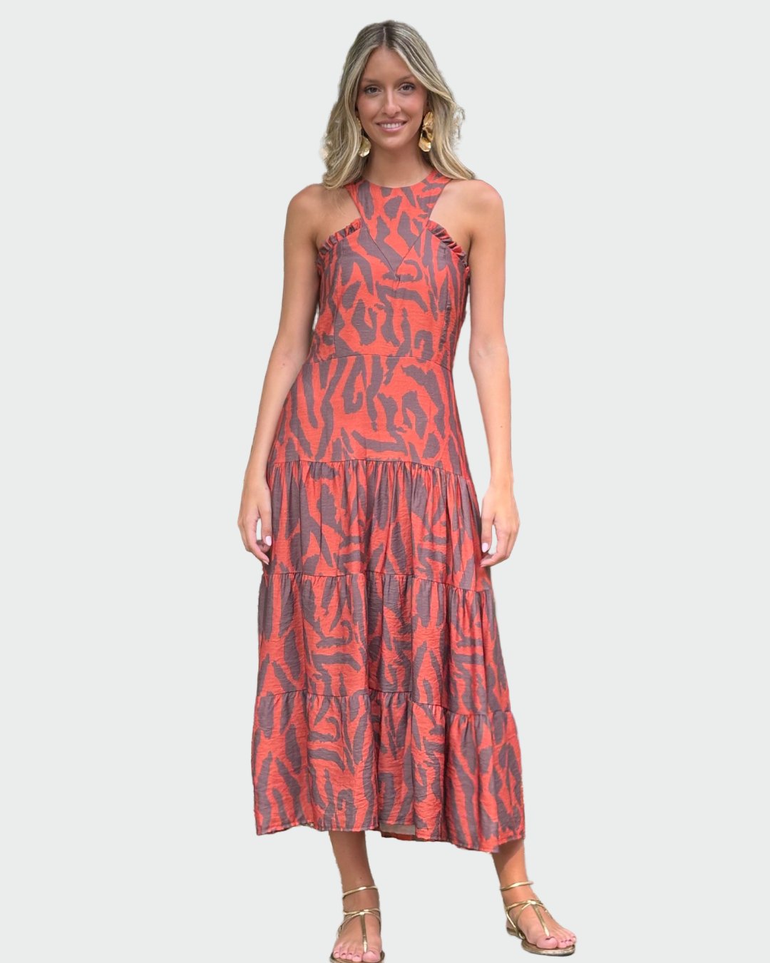 Cala Dor orange dress