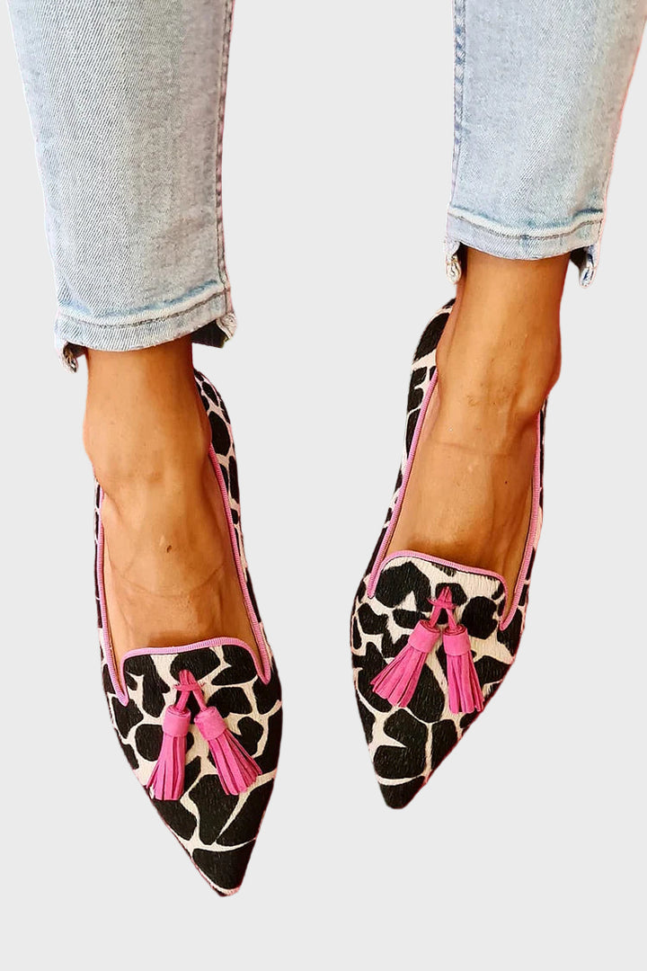 safari chic tassel loafers
