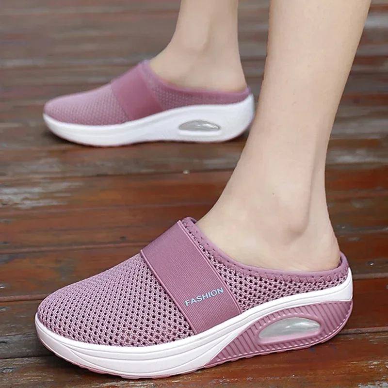 BreezeWalk Mesh Slip-On Mules