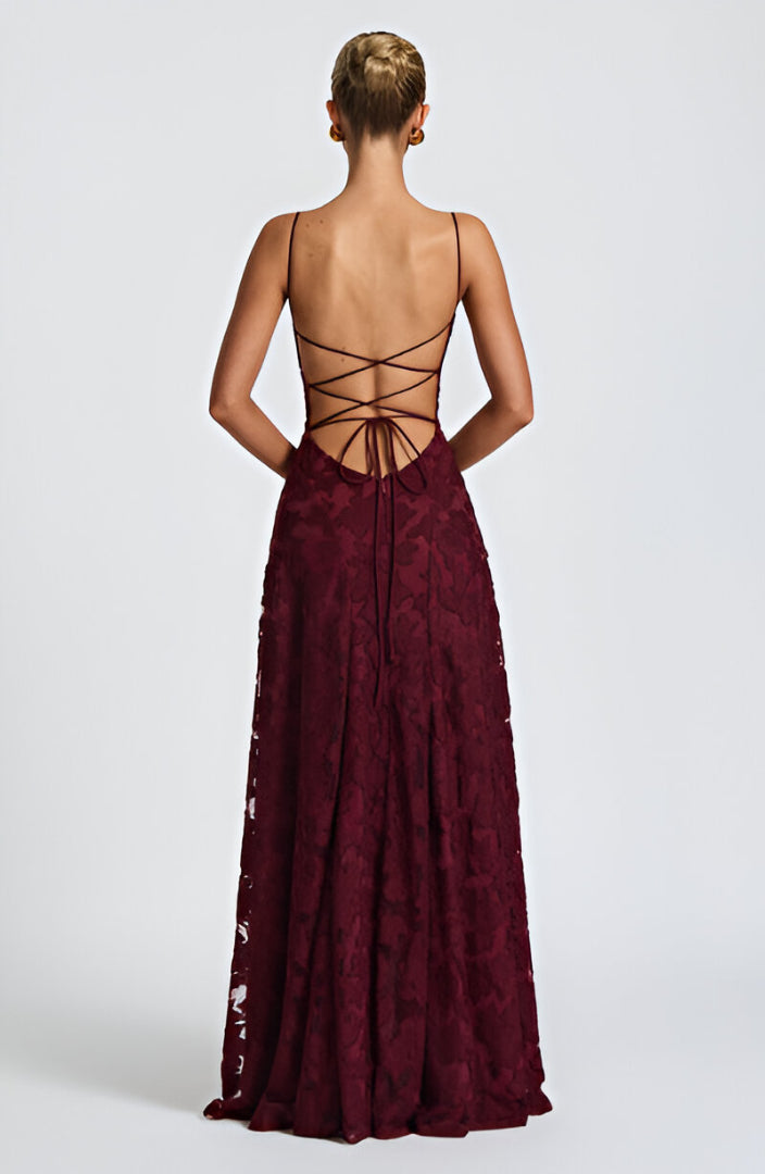 Blush Petal Elegance Maxi Dress