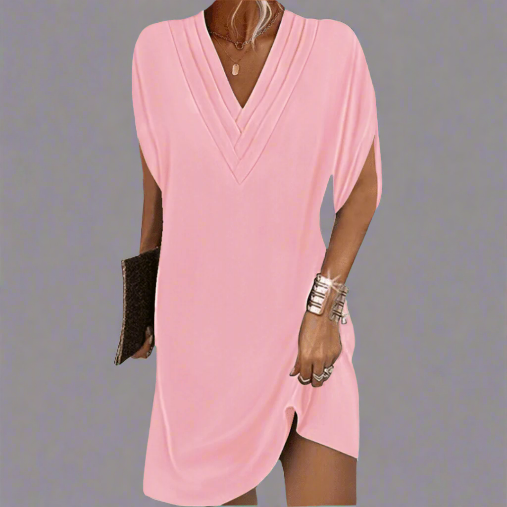 Elegant dress made of fine fabric