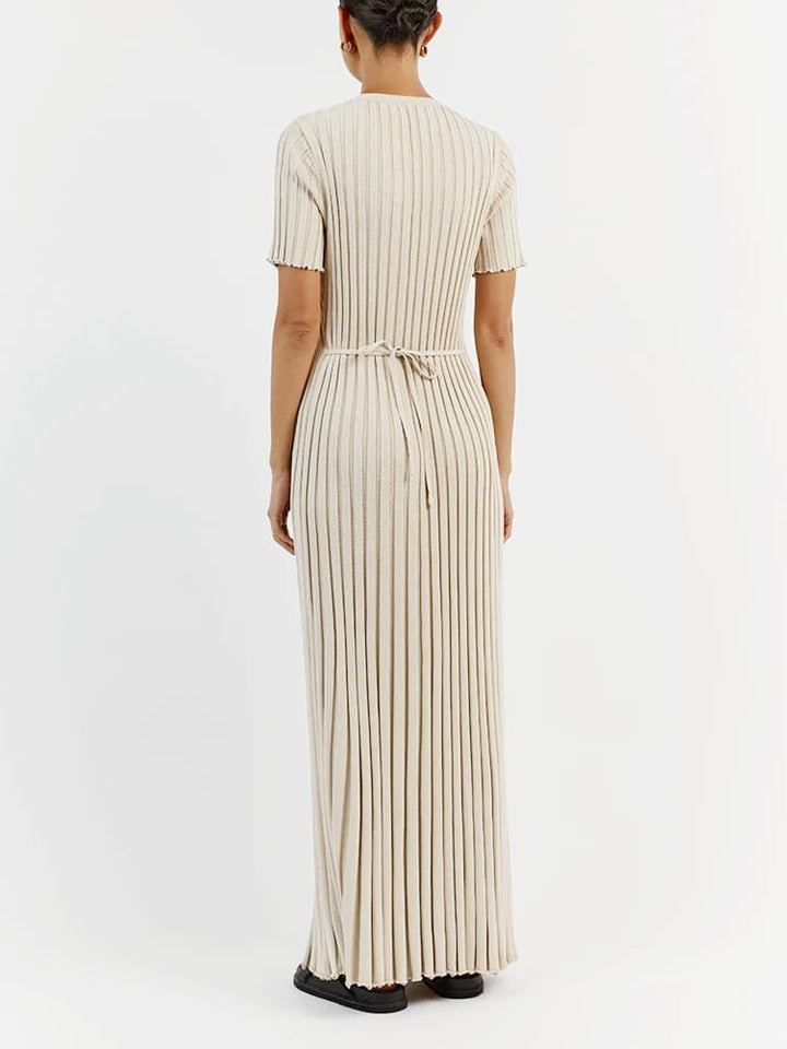 Casual Striped Maxi Dress