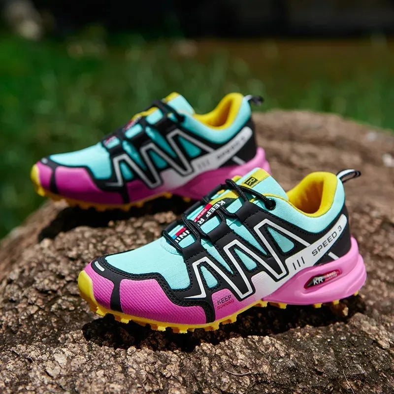 Vibrant Outdoor Trail Sneakers