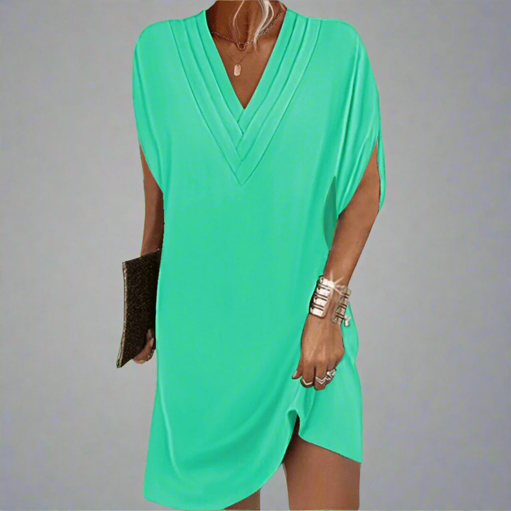 Elegant dress made of fine fabric