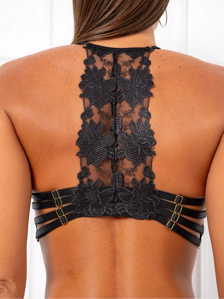 Enchanted Noir Lace Lingerie Set