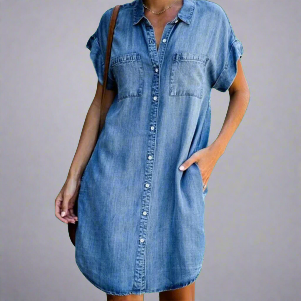 Mini dress made of stretchy fabric