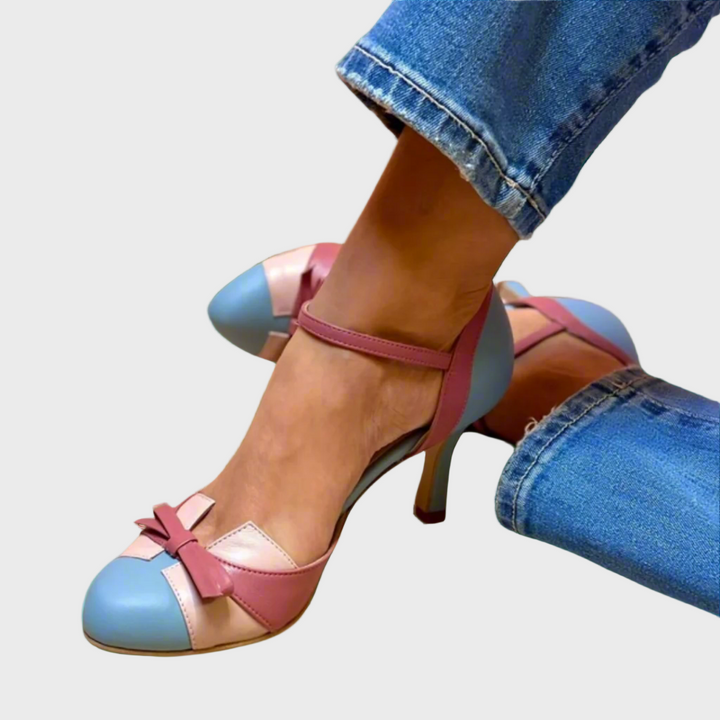 pastel harmony bow heels
