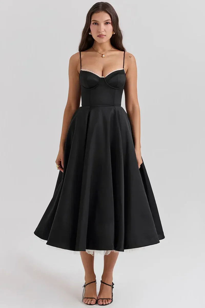 Delicate Tulle Accent Dress