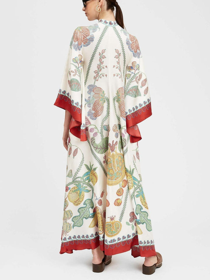 Serenya Botanical Maxi Dress