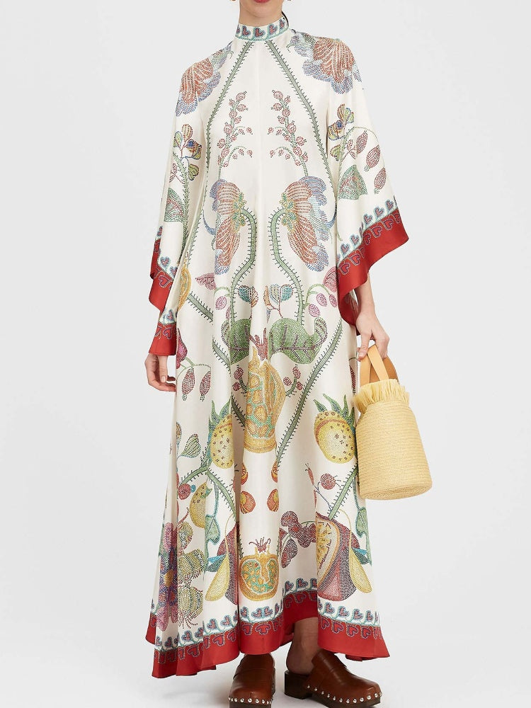 Serenya Botanical Maxi Dress