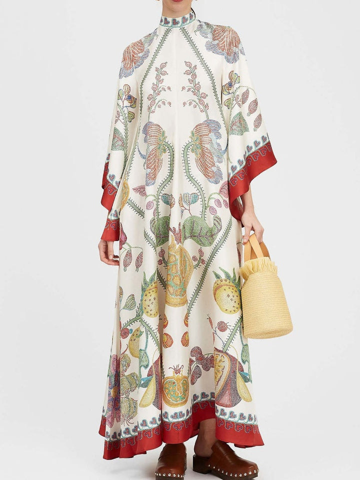 Serenya Botanical Maxi Dress