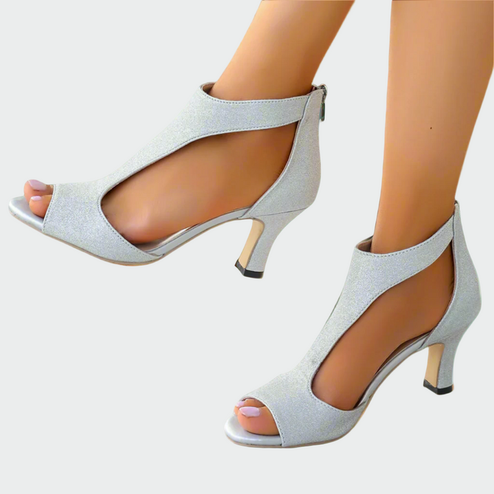sleek allure cutout heels