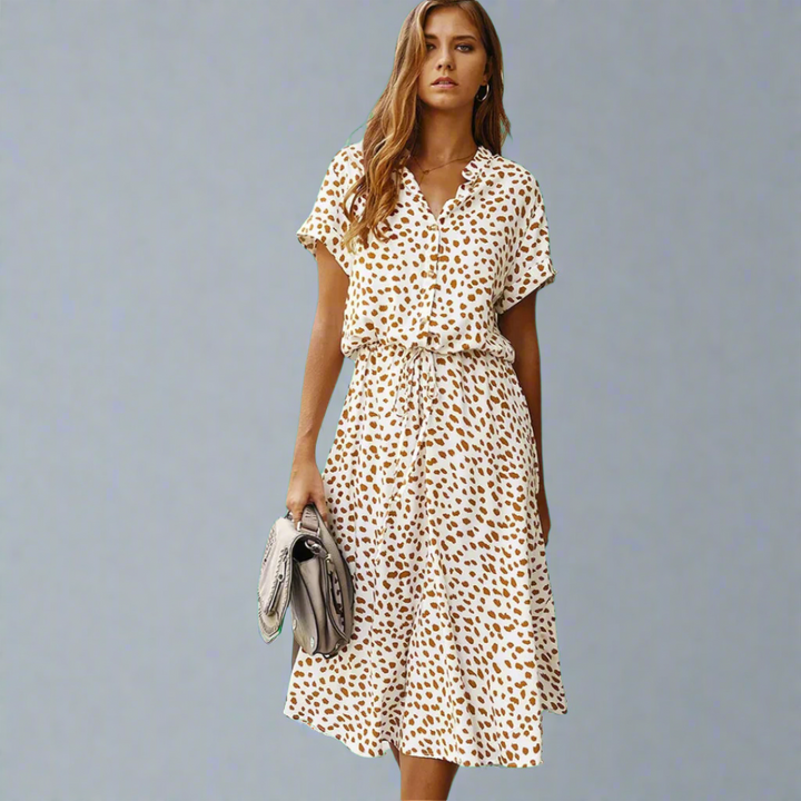 Summer Dress Made of Fine Fabric