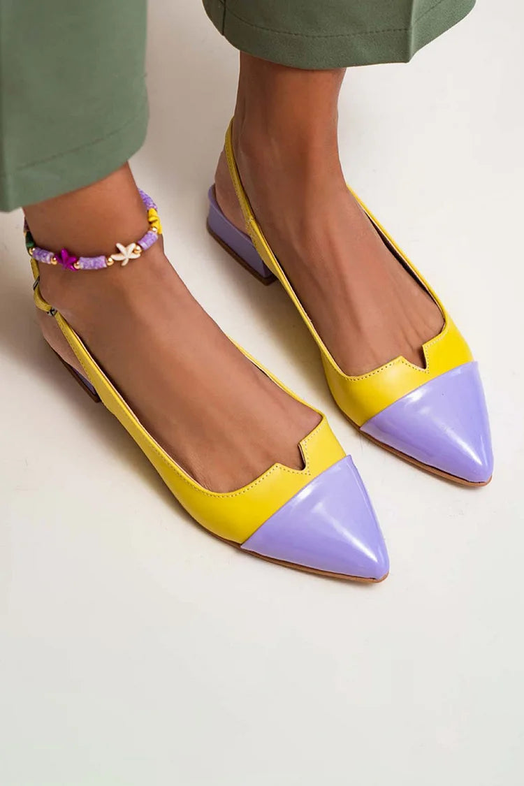 Pastelle Duo Slingback Flats
