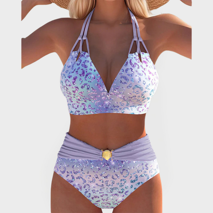Sexy Bikini with Printed Bra