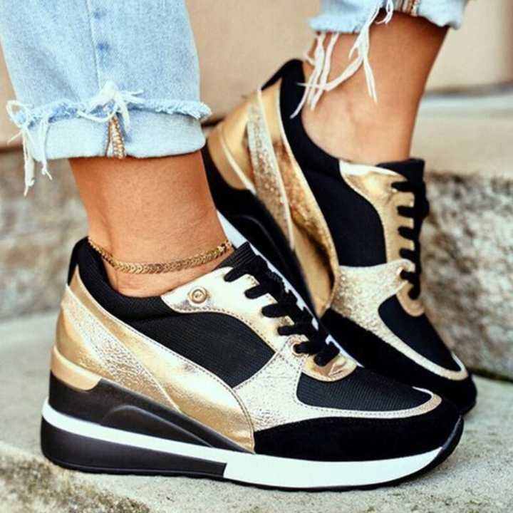 VogueLift Wedge Sneakers