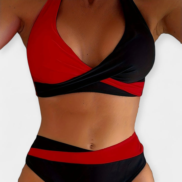 Bikini with Cross Neckline