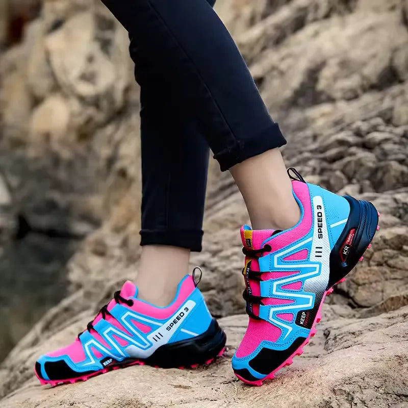 Vibrant Outdoor Trail Sneakers