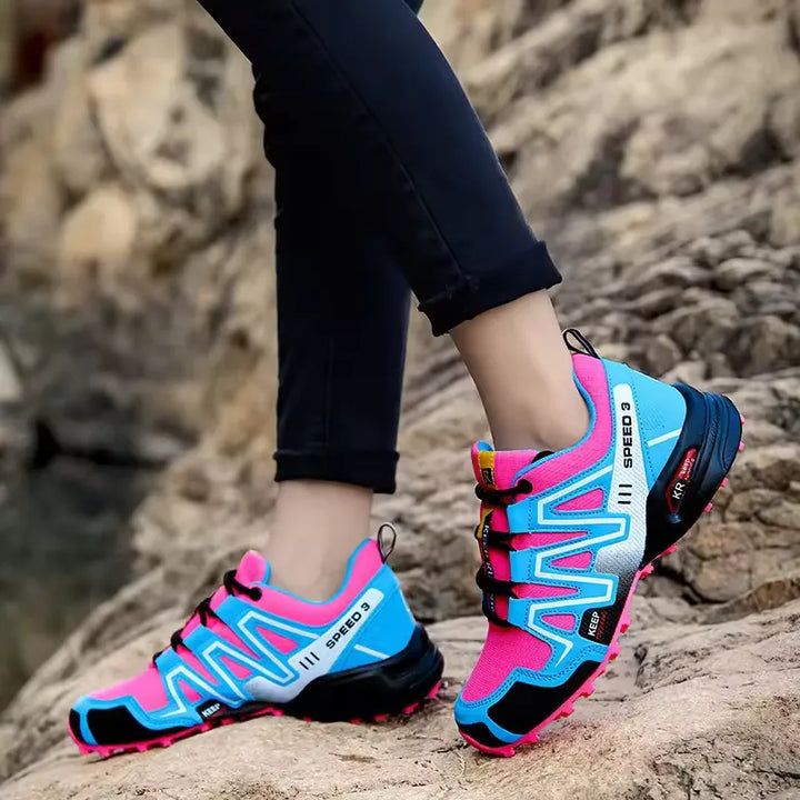 Vibrant Outdoor Trail Sneakers
