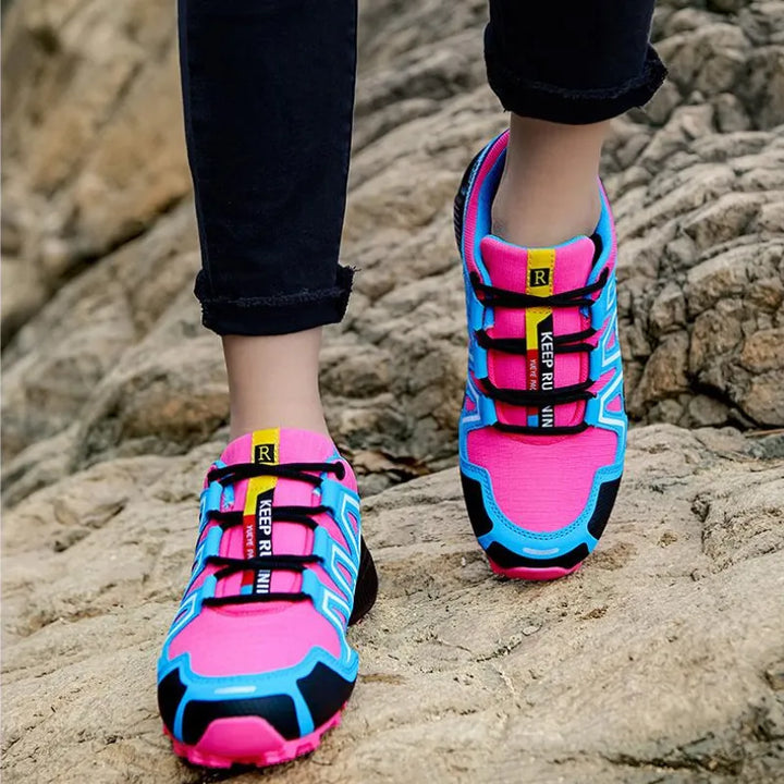 Vibrant Outdoor Trail Sneakers
