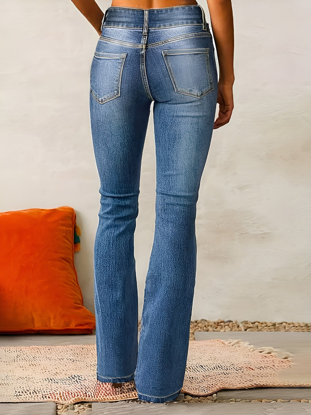 High Rise Flare Denim Jeans
