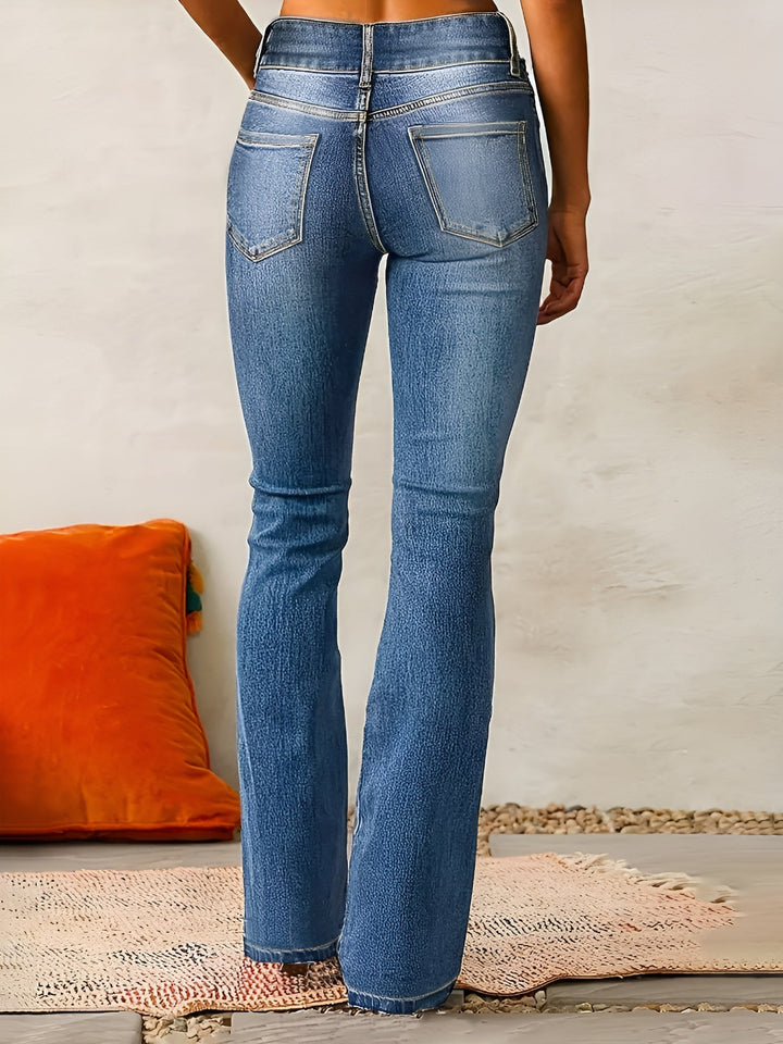 High Rise Flare Denim Jeans