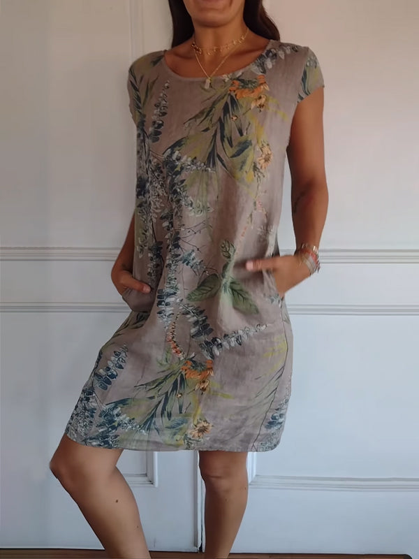 Tropical Serenity Shift Dress