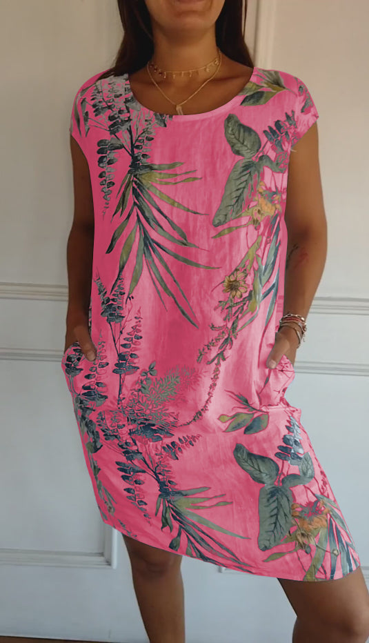 Tropical Serenity Shift Dress