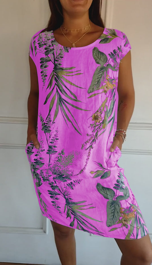Tropical Serenity Shift Dress