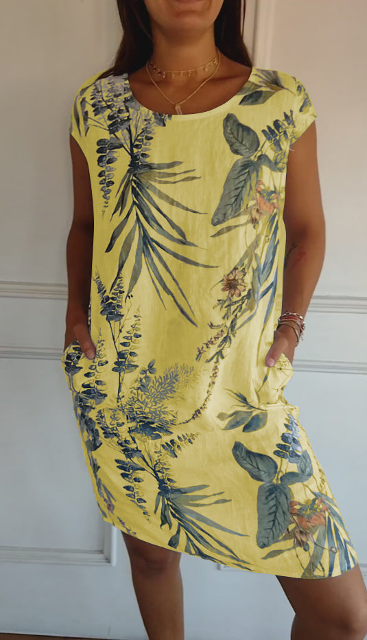 Tropical Serenity Shift Dress