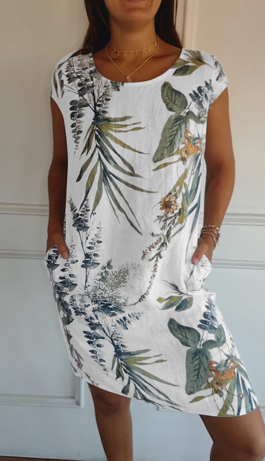 Tropical Serenity Shift Dress