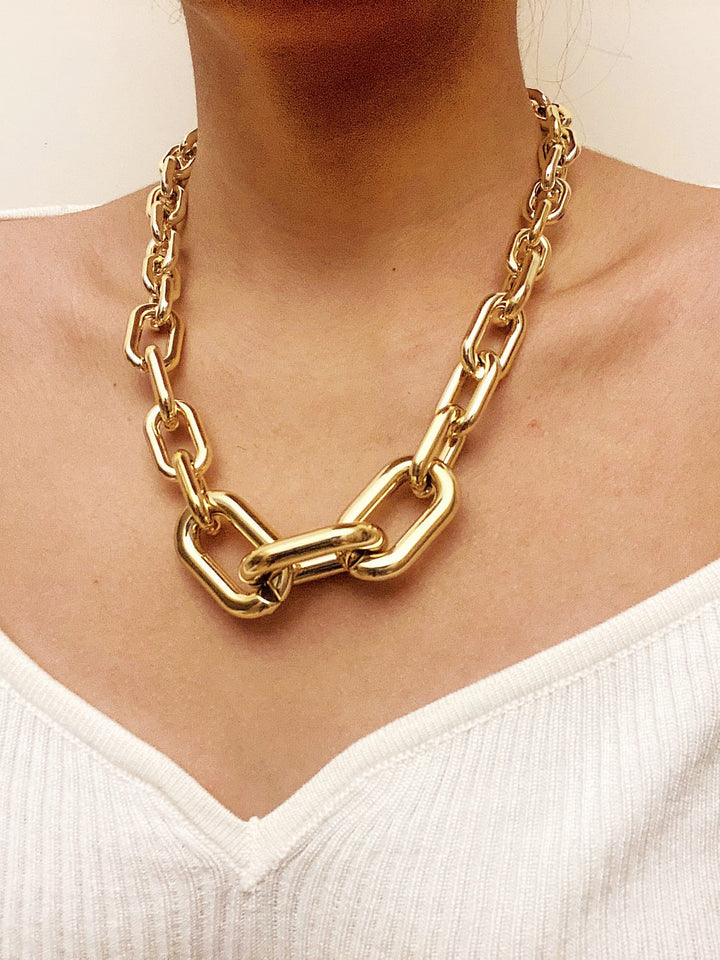 Chain Necklace with Clips
