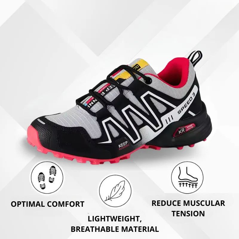Vibrant Outdoor Trail Sneakers