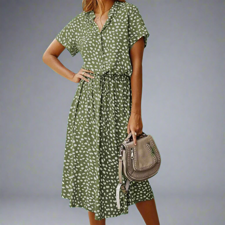 Summer Dress Made of Fine Fabric