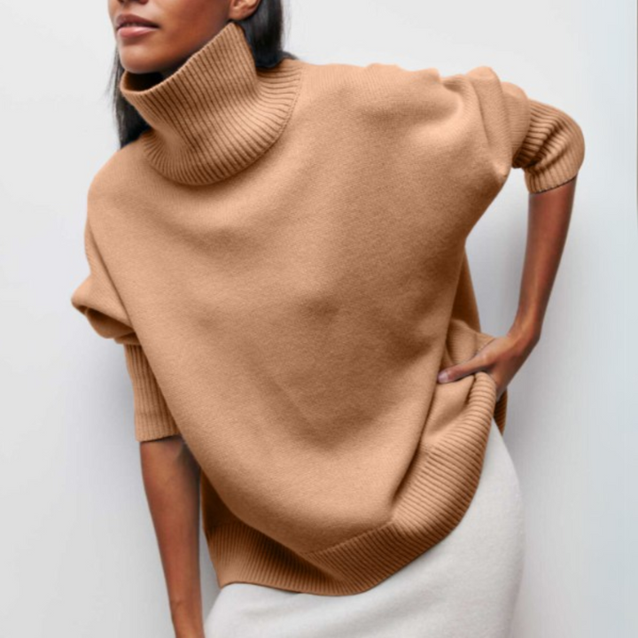 Arctic Sky Oversized Turtleneck Sweater