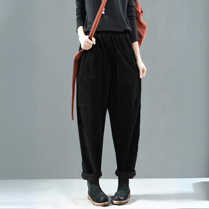 Autumn Corduroy Relaxed Pants