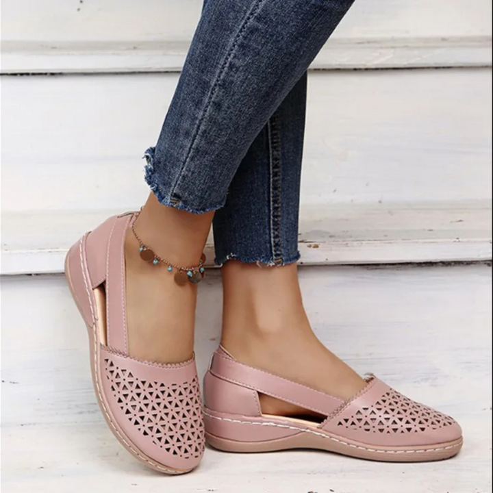 Breezy Comfort Cutout Flats