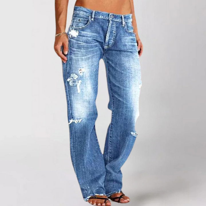 Midnight Fade Distressed Jeans