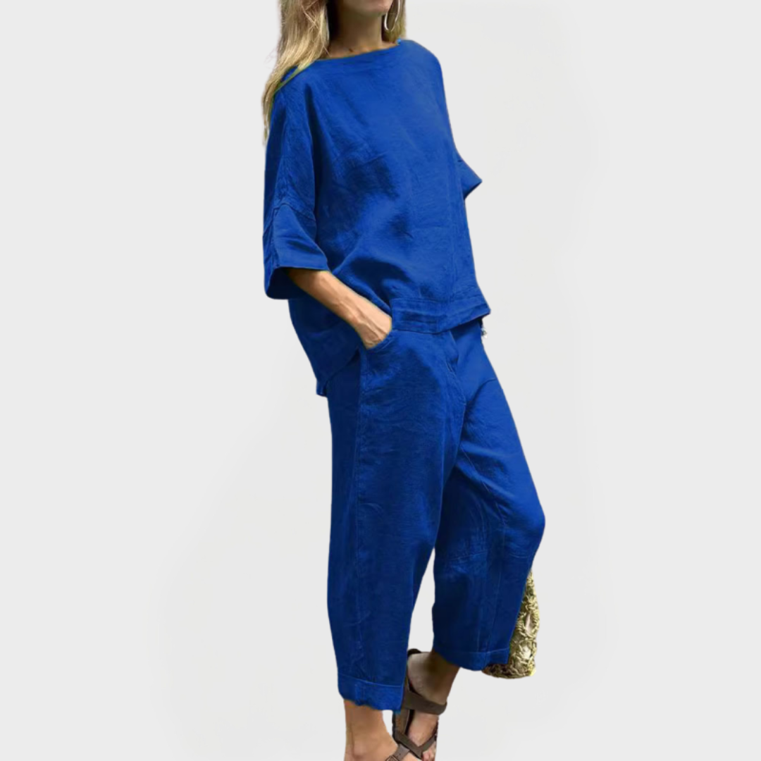 Dress Set with Natural Designs