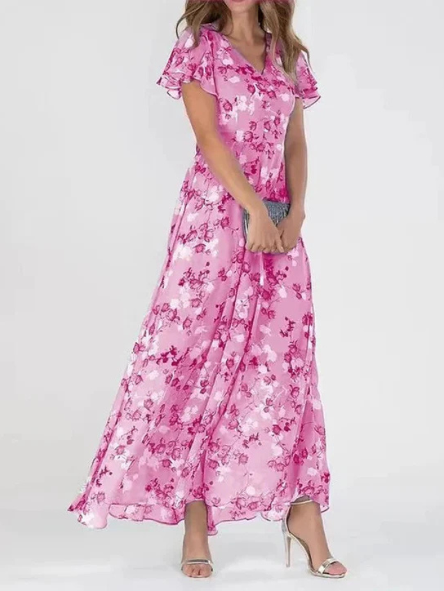 Romantic Breeze Floral Gown