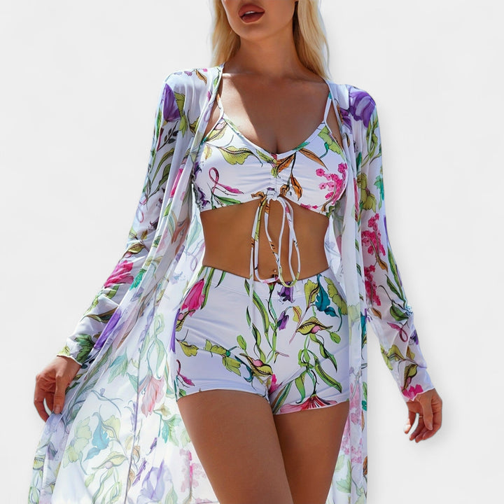 High-Waist Bikini and Beachwear