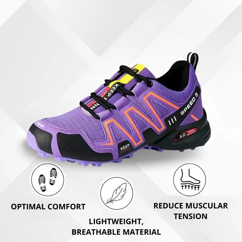 Vibrant Outdoor Trail Sneakers