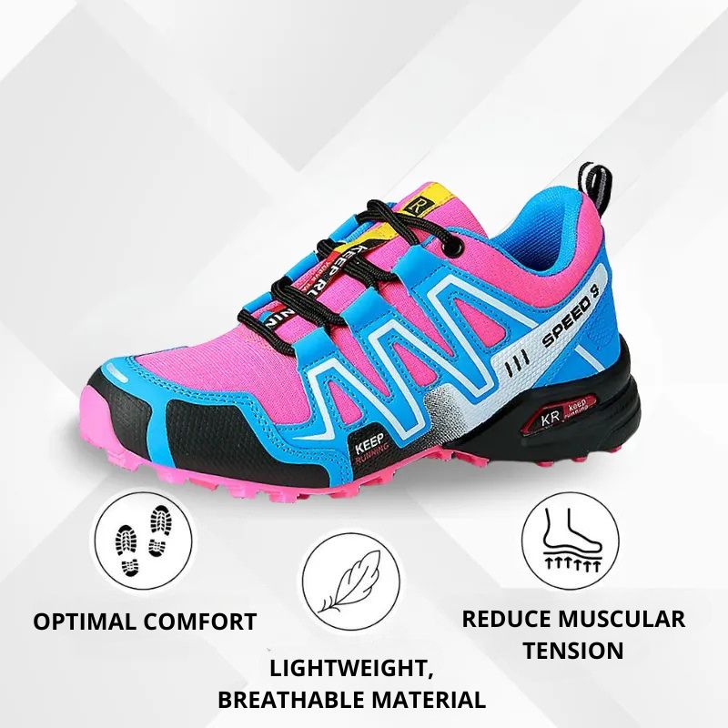Vibrant Outdoor Trail Sneakers