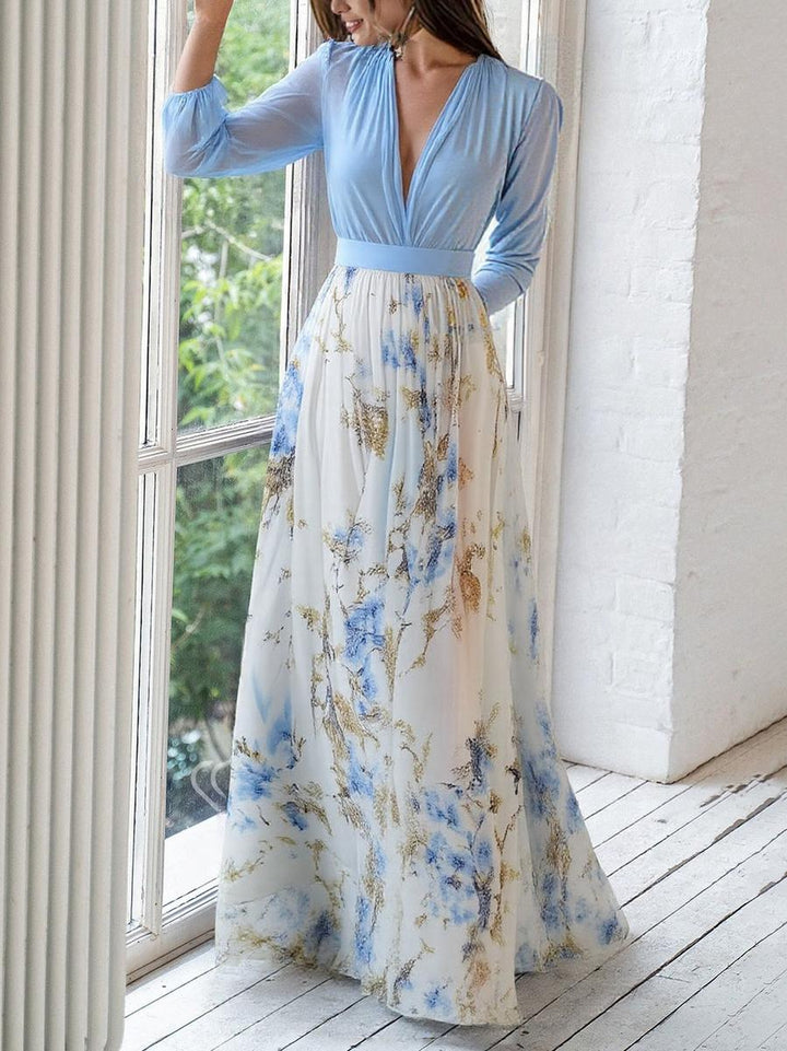 Soft Horizon Garden Dress