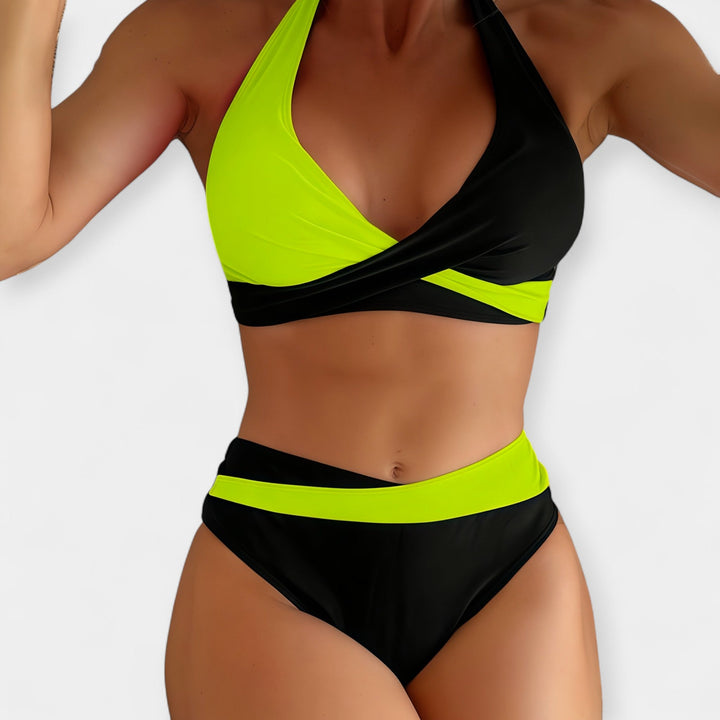 Bikini with Cross Neckline