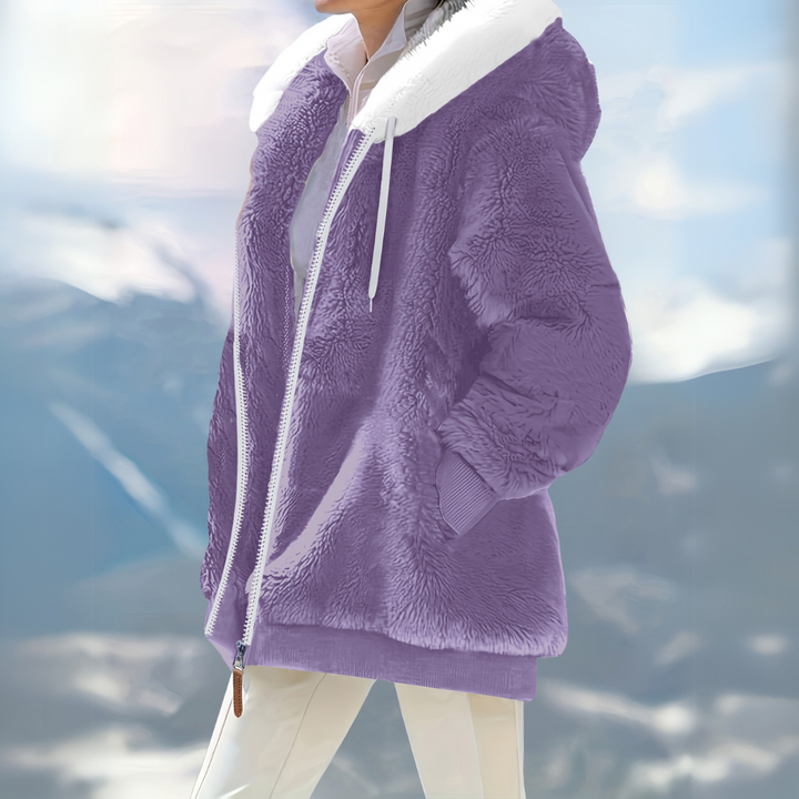 Arctic Bliss Faux Fur Hoodie