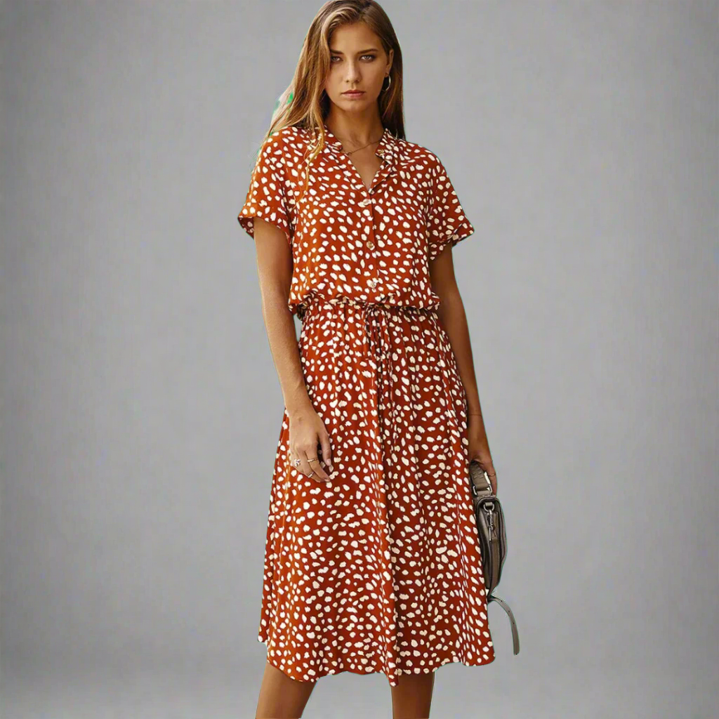 Summer Dress Made of Fine Fabric