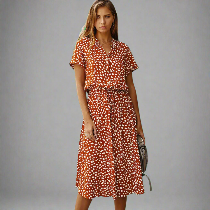 Summer Dress Made of Fine Fabric