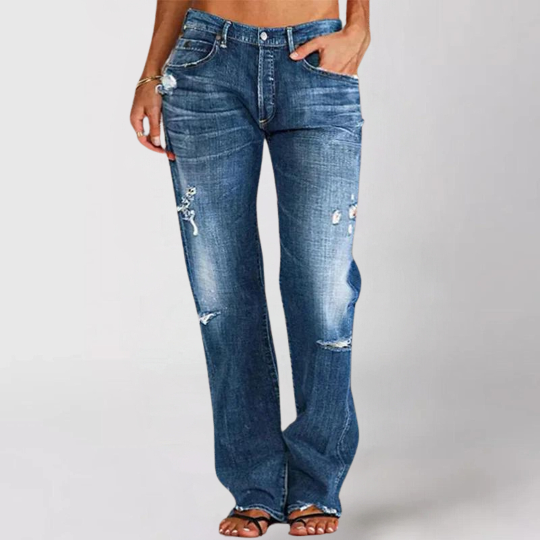 Midnight Fade Distressed Jeans