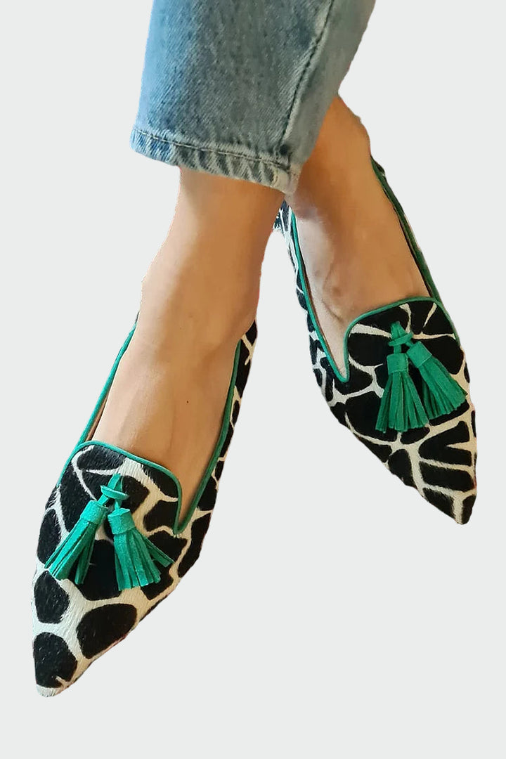safari chic tassel loafers